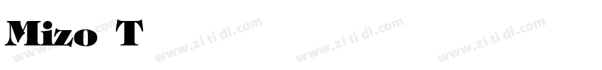 Mizo Tiffany Heavy H字体转换